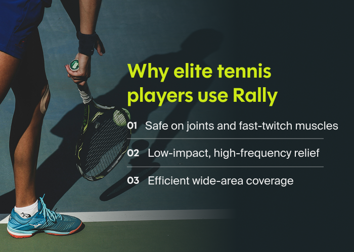 why elite tennis players use rally