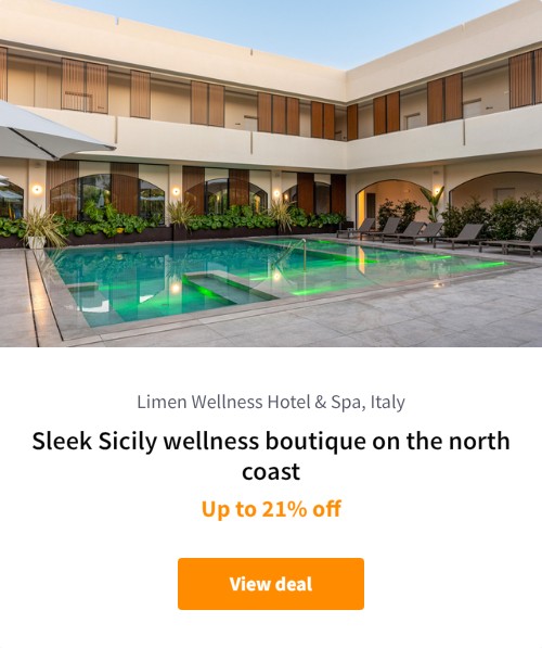 Sleek Sicily wellness boutique on the north coast
