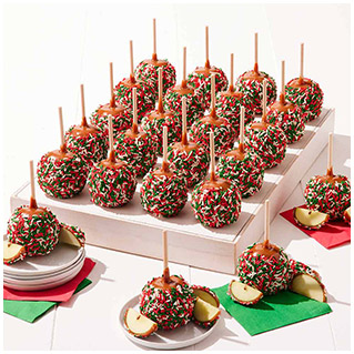 Holiday Sprinkle Caramel Apple 24-Pack