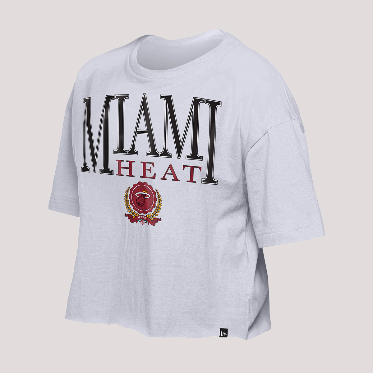 New Era Miami HEAT Women's Boxy Cropped Tee