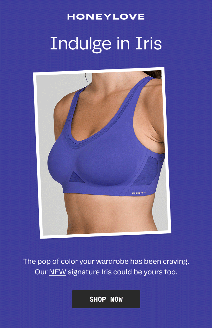 HONEYLOVE | Indulge in Iris | The pop of color your wardrobe has been craving. Our NEW signature Iris could be yours too. | SHOP NOW