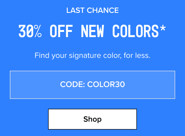 Shop - Code: COLOR30