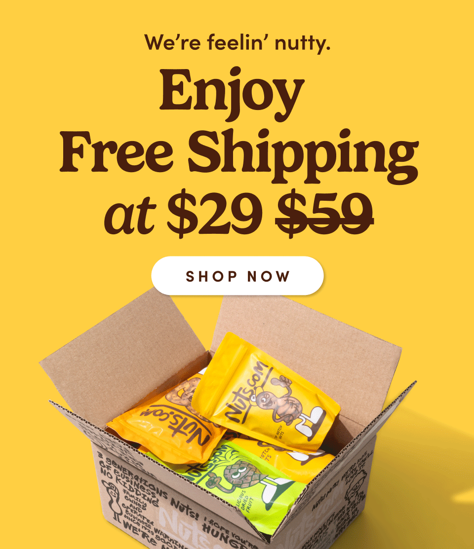 Enjoy Free Shipping at $29