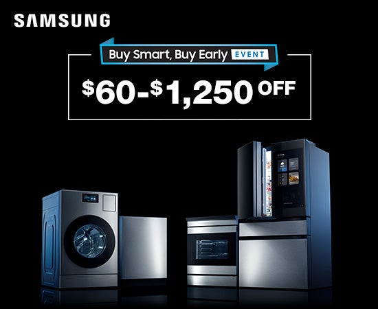 Bespoke Appliances $60 - $1,250 OFF