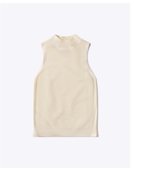 Portofino Sleeveless Mock Neck
