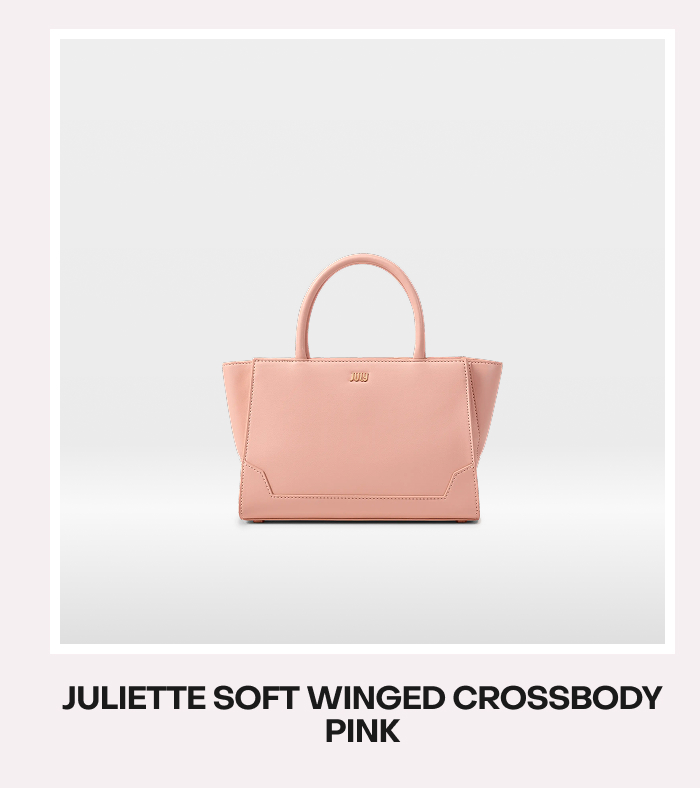 Juliette Soft Winged Crossbody Pink