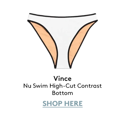 Nu Swim High-Cut Contrast Bottom