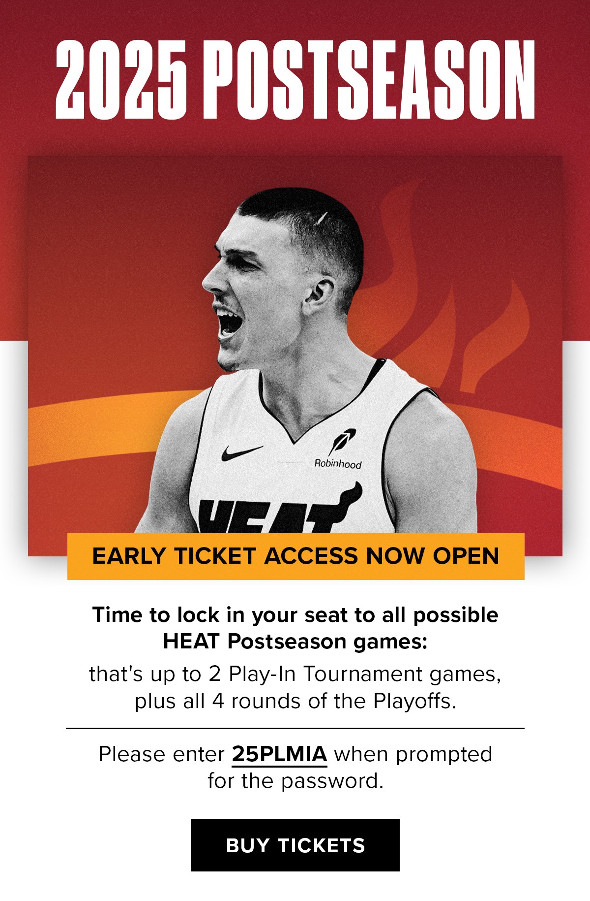 2025 Postseason | Early Ticket Access Now Open | Buy Tickets