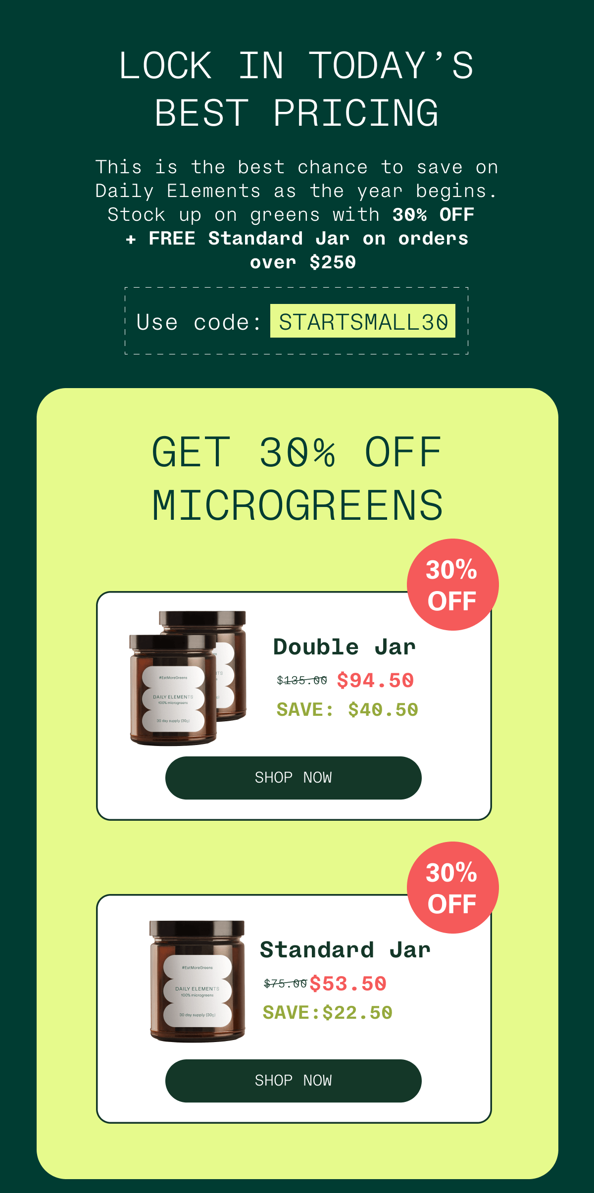 Lock In Today's Best Pricing