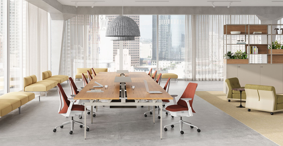 A conference area
