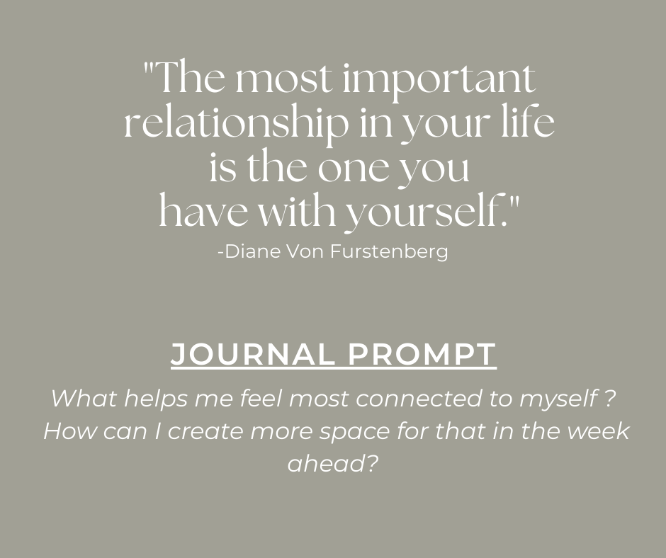 text box with a quote and journal prompt about rest and its importance