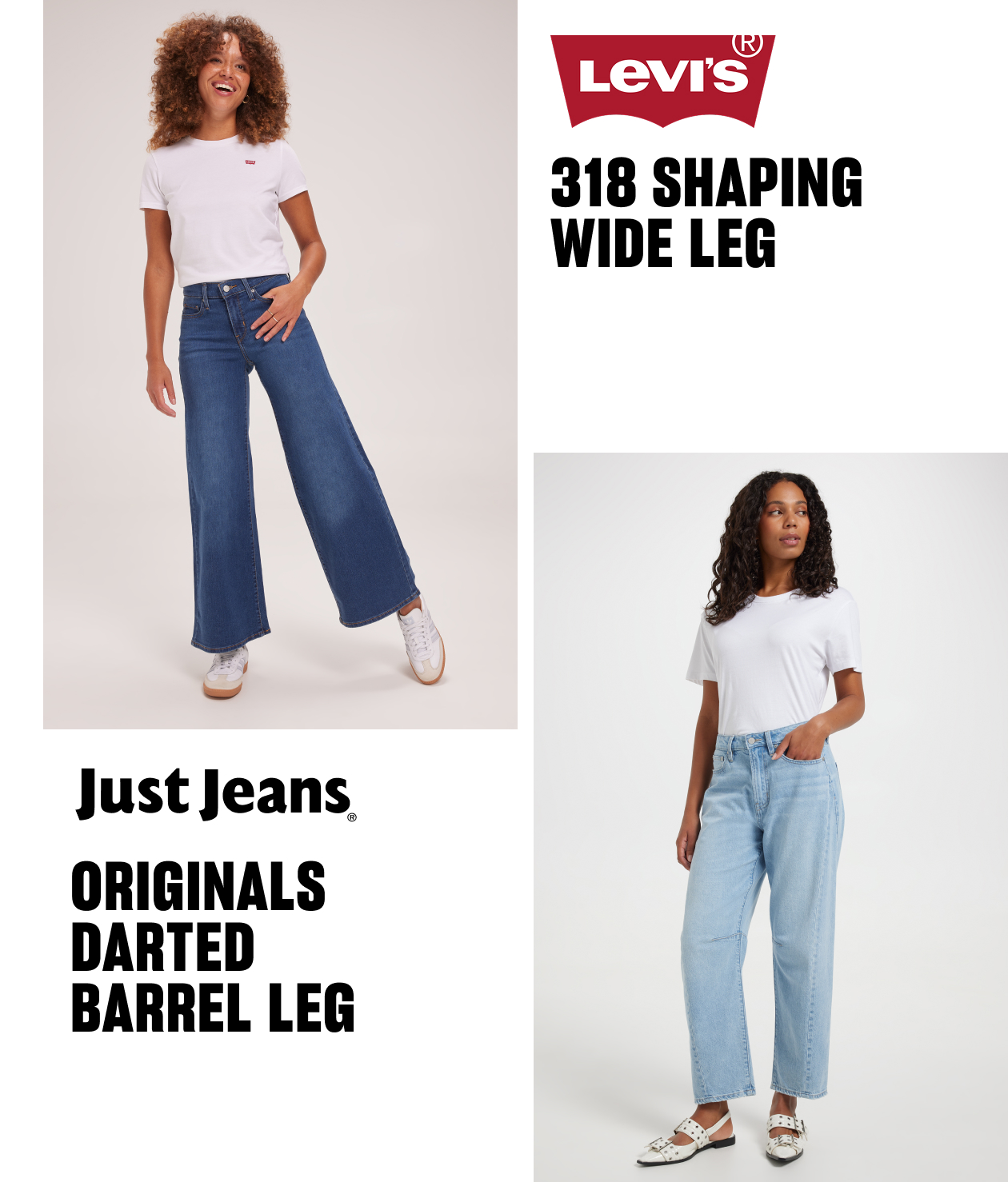 Just jeams originals darted barrel leg