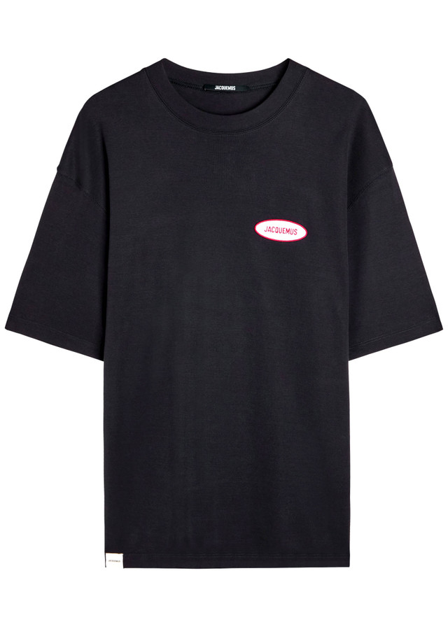JACQUEMUS Le T-shirt logo-embroidered cotton T-shirt