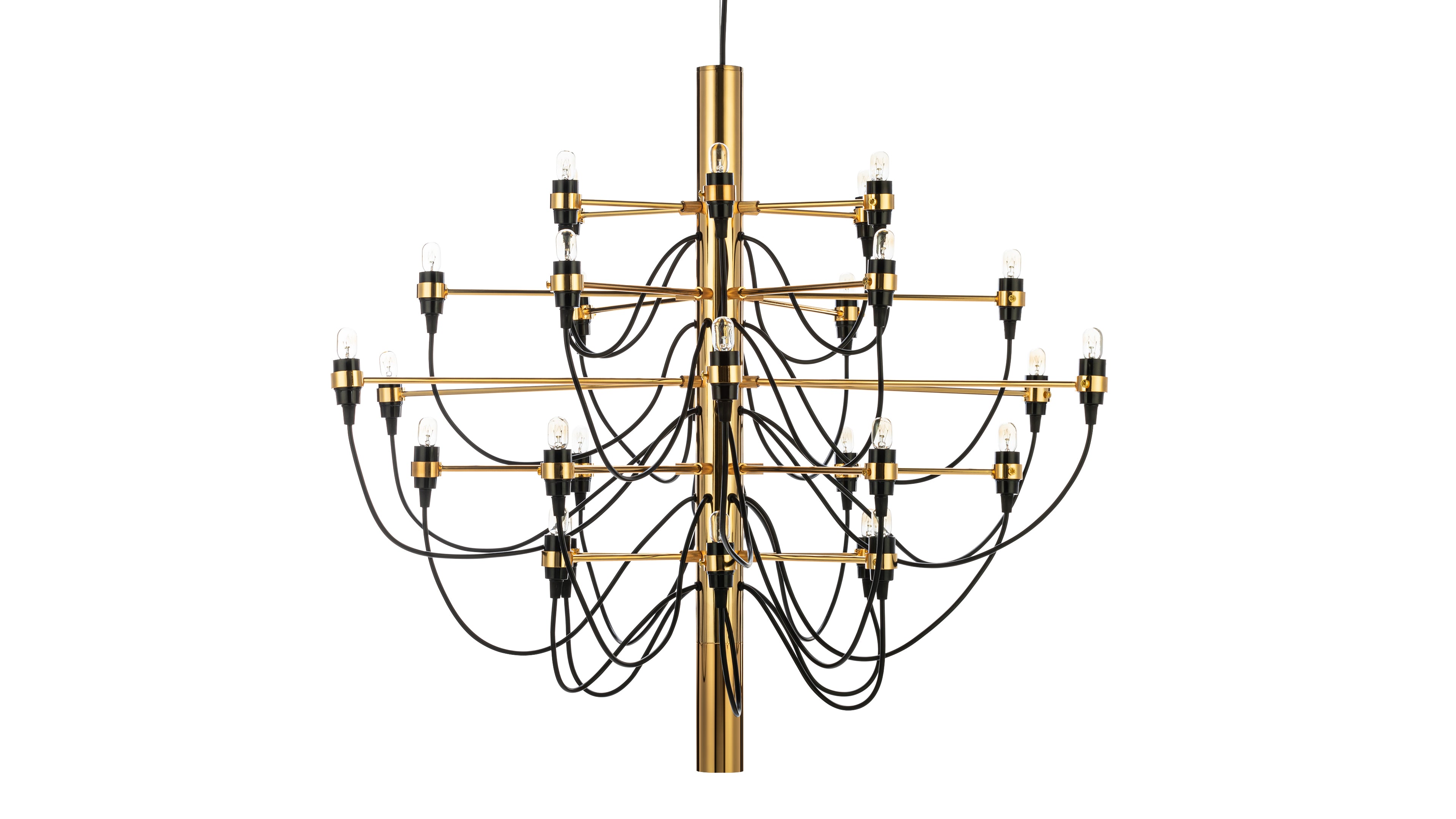 Image of Gino Sarfatti - Gino Sarfatti Chandelier, Brass