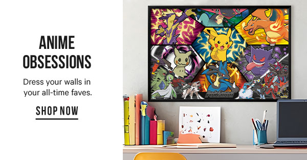 Anime Obsessions: Dress your walls in your all-time faves.  