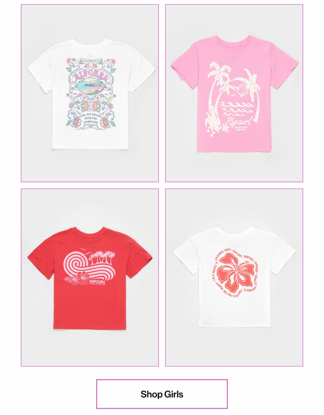 Shop Girls Graphic Tee Shirts
