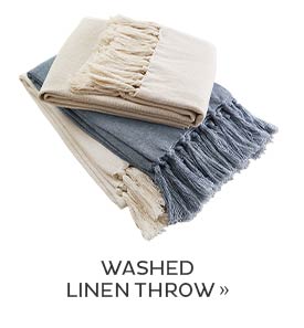 Washed Linen Throw