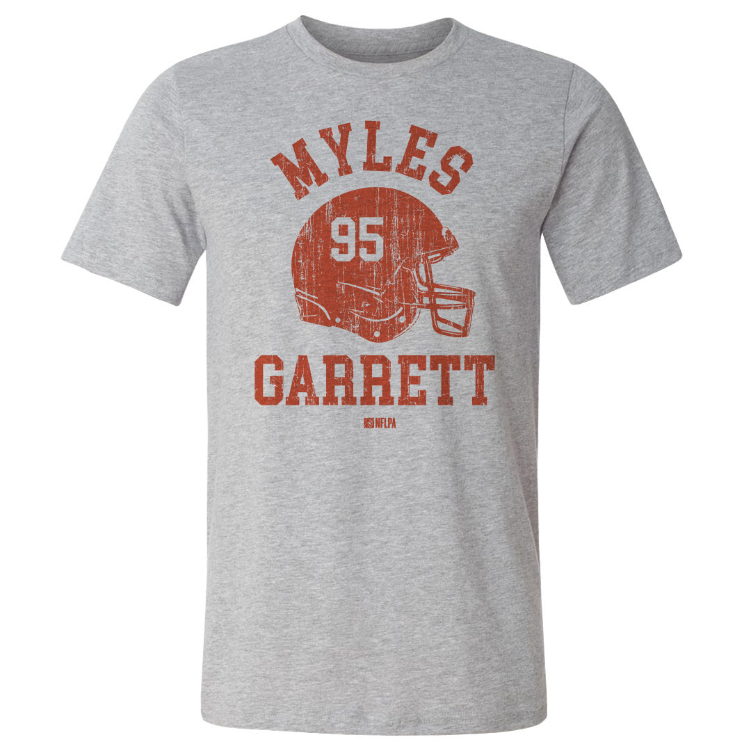 Image of Myles Garrett Cleveland Helmet Font