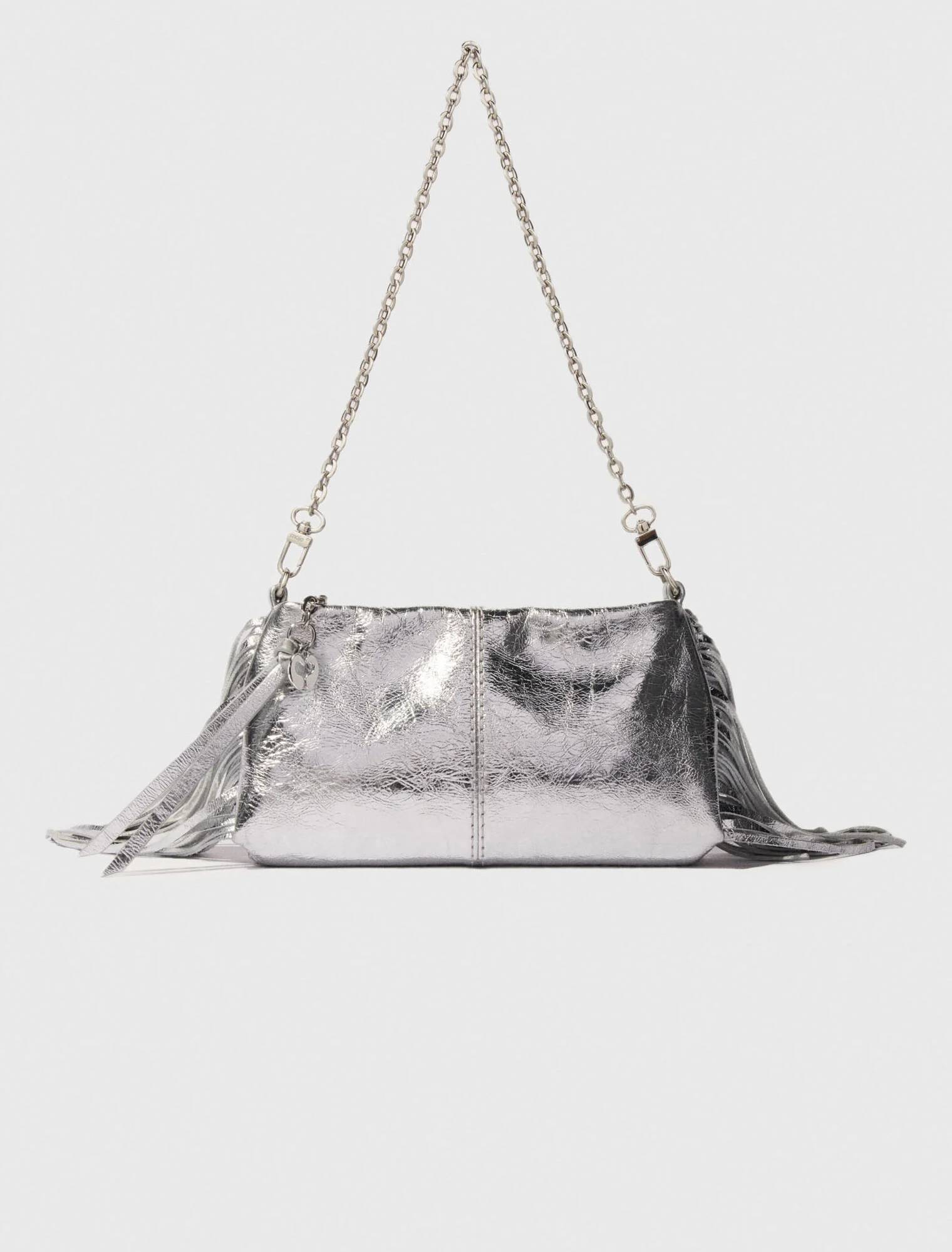Miss M leather pouch clutch