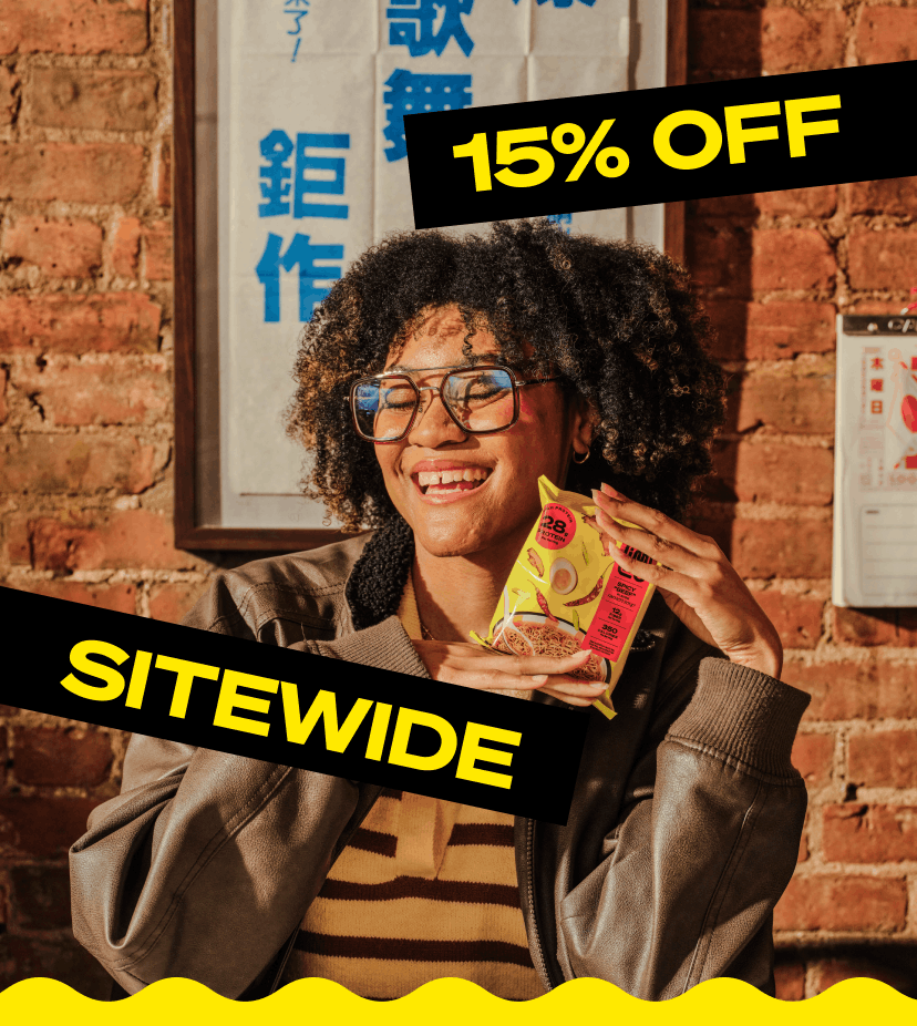 It's 15% off sitewide!