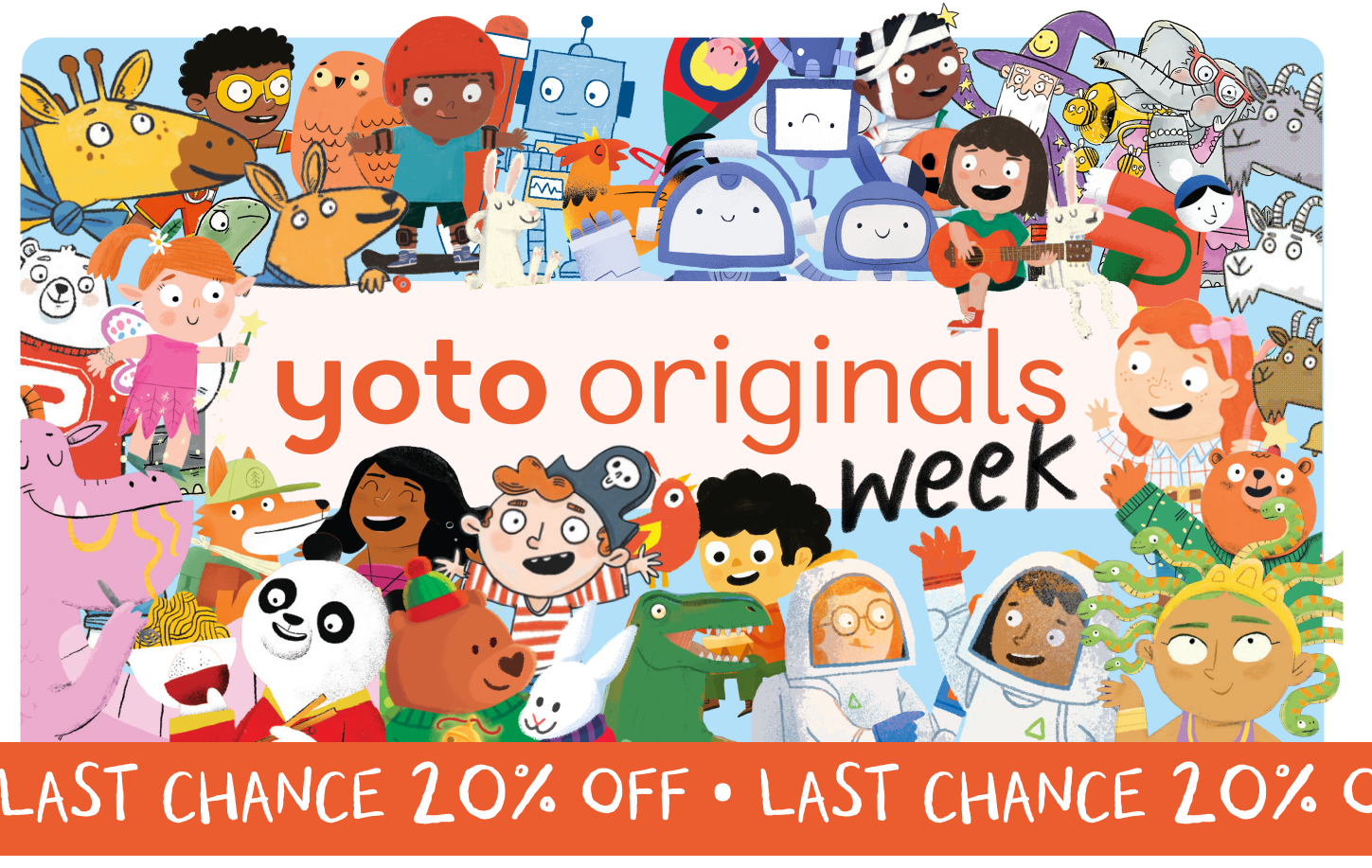 Last chance! 20% off Originals for Yoto Originals week