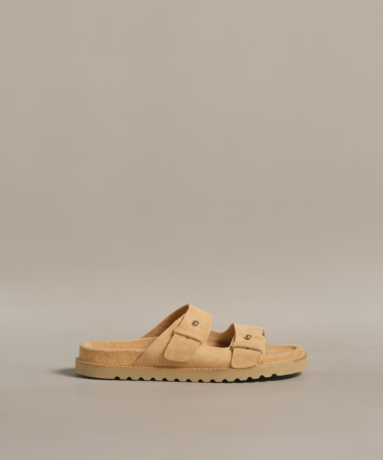 Image of Suede Hutton Slide Sandal