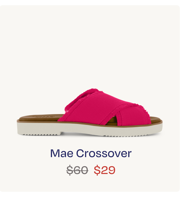 Mae Crossover Slide Sandal