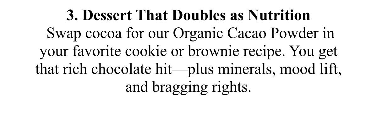 3. Dessert That Doubles as Nutrition