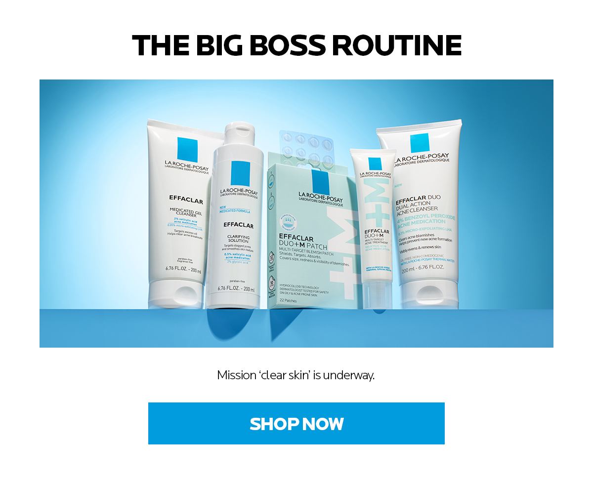 The Big Boss Routine, discover routines for acne prone skin now.