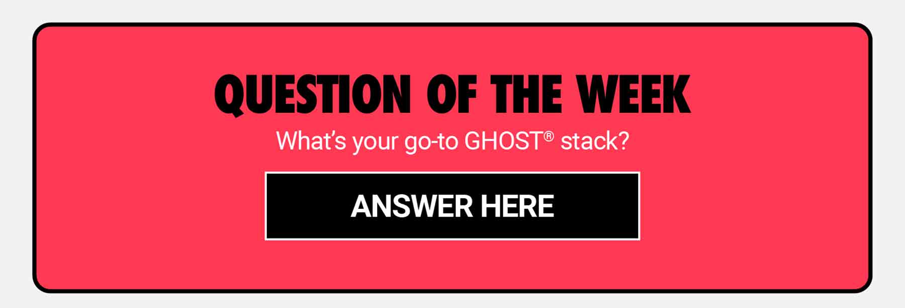 TGIF QOTW: What’s your go-to stack?