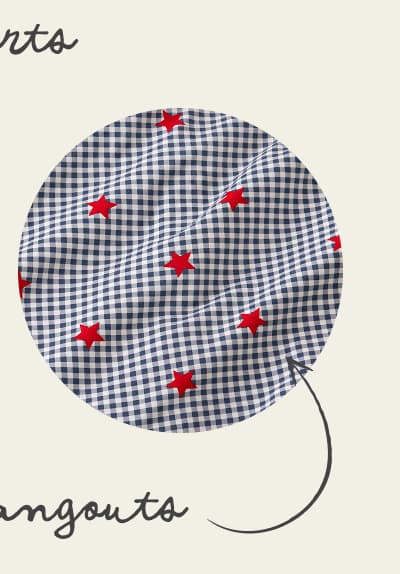 Blue Ribbon Gingham Button Down Shirt
