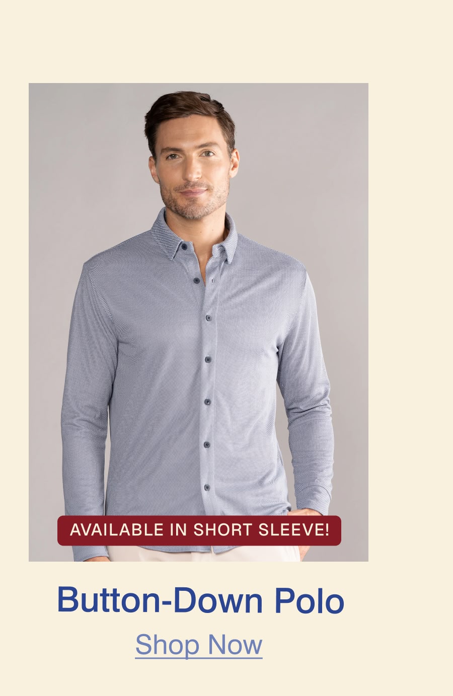 Button-Down Polo