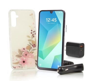 Tracfone 6.7" Samsung Galaxy A16 5G, 1500 Talk/Text/Data w/ Accessories