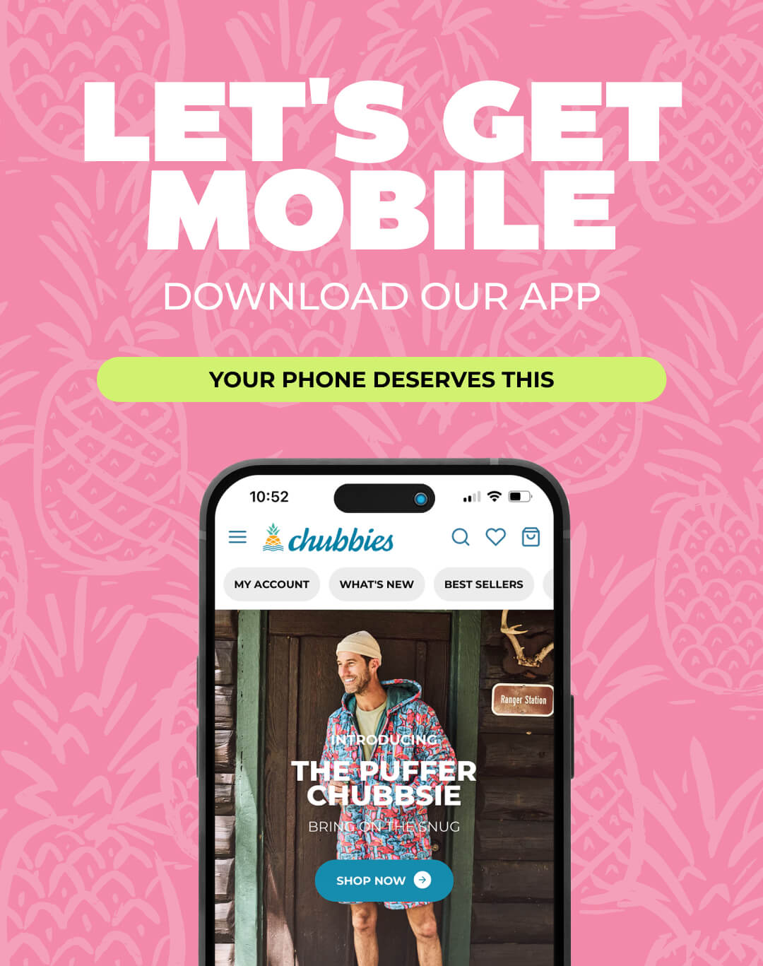Let's Get Mobile. Download our App. Your phone deserves this.