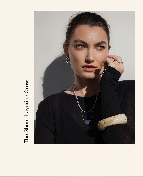 The Sheer Layering Crew Top