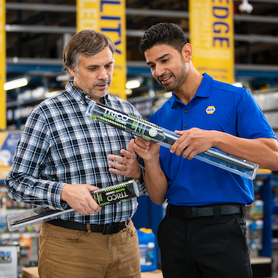 NAPA Employee helping customer