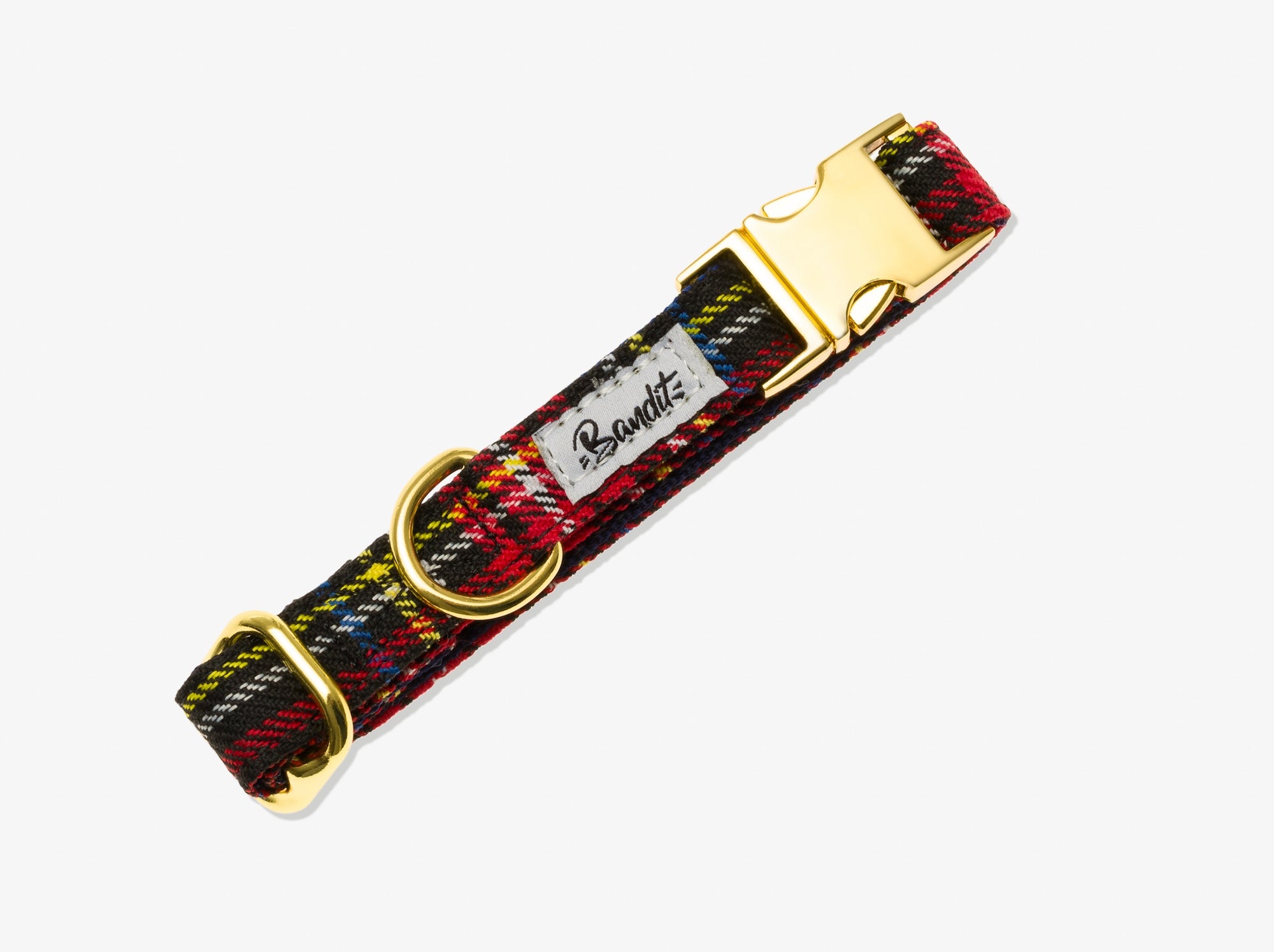 Image of Collier pour chien tartan