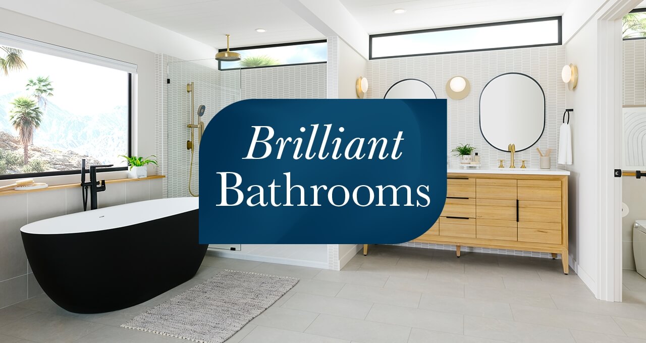 Brilliant bathrooms