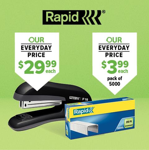 Rapid Stapler & Staples