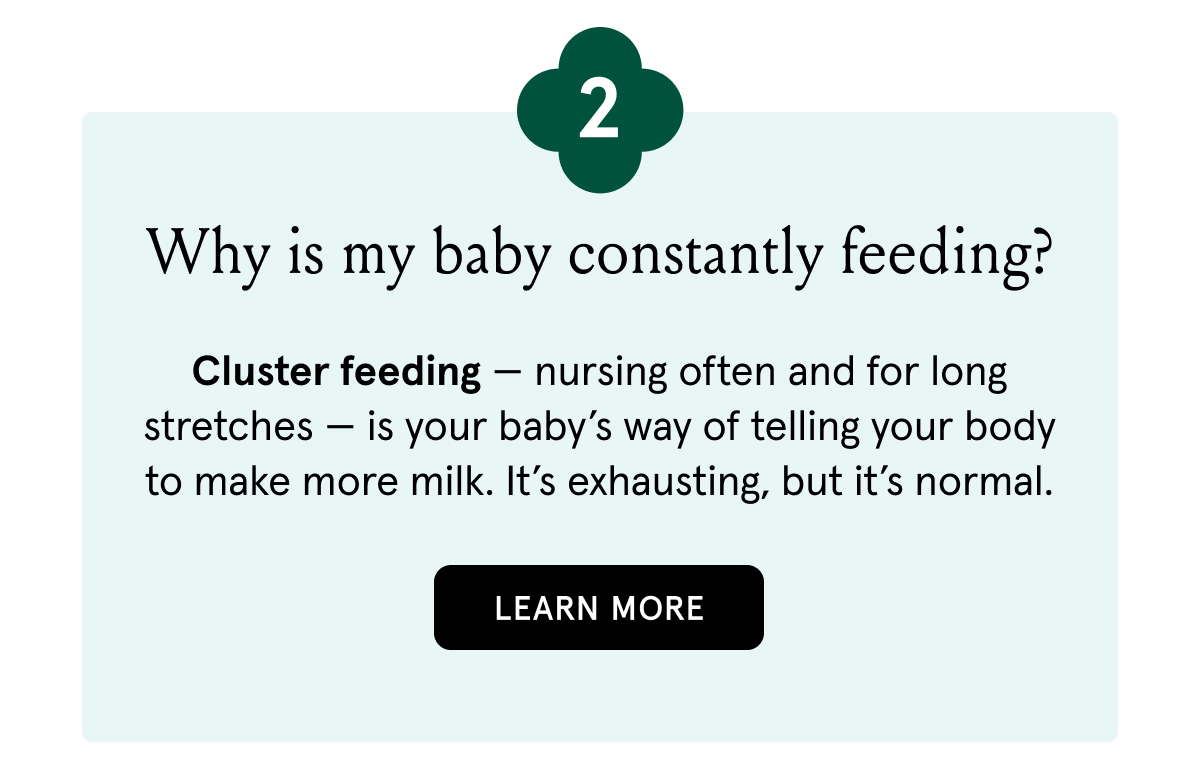why is my baby constantly feeding