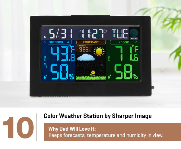 Color Weather Station by Sharper Image