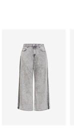 Shop the Harley Fit Leila Side Stripe Wide Leg Jean