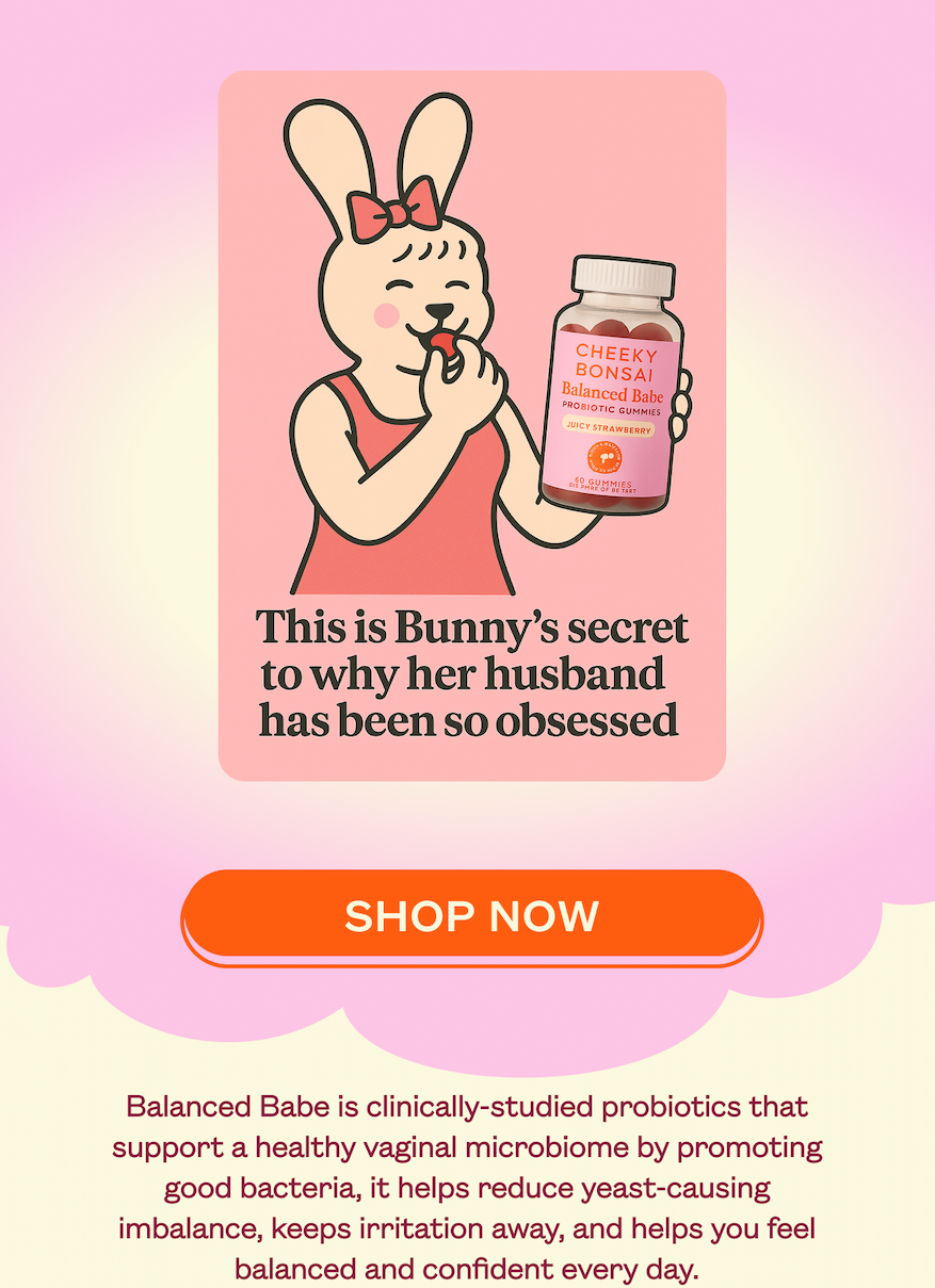 This is bunny's secret to why her husband has been so obsessed