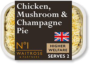 No.1 Chicken, Mushroom & Champagne Pie