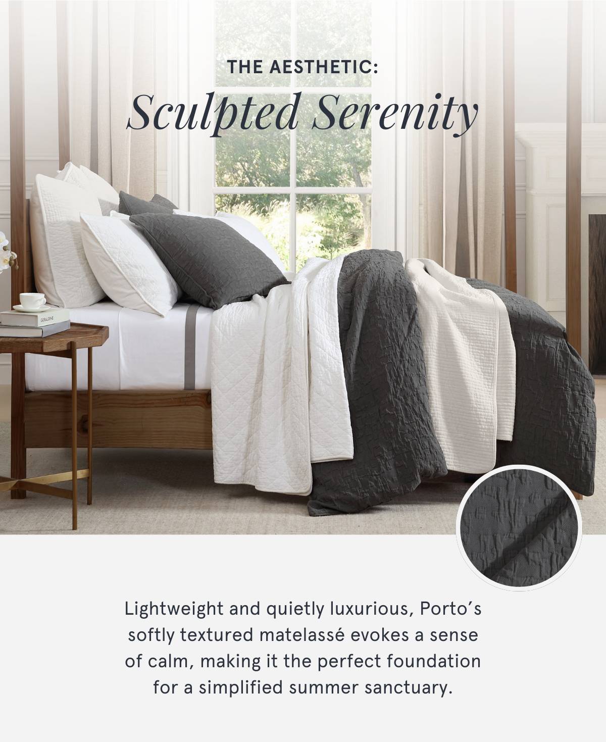Shop Porto Matelassé Bedding Set
