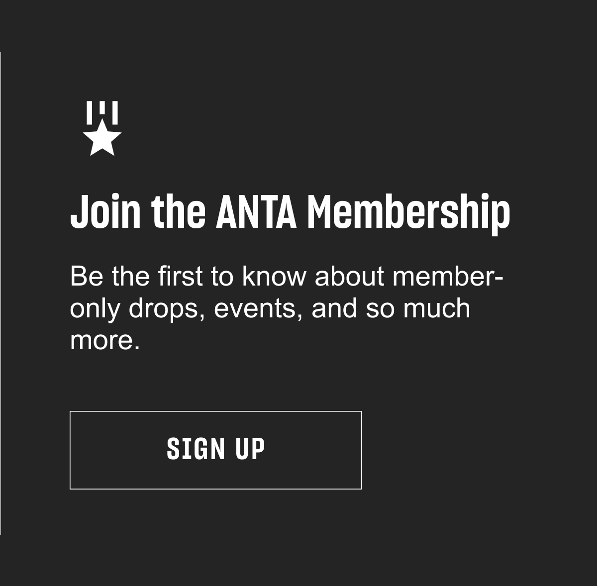 ANTA Membership