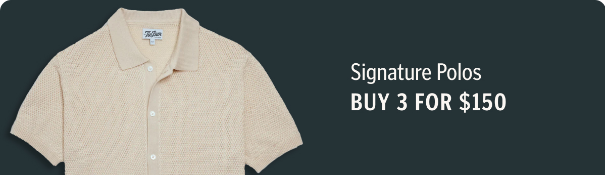 Sigature Polos Buy 3 for $150