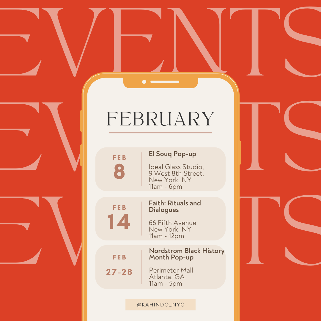 Upcoming KAHINDO events