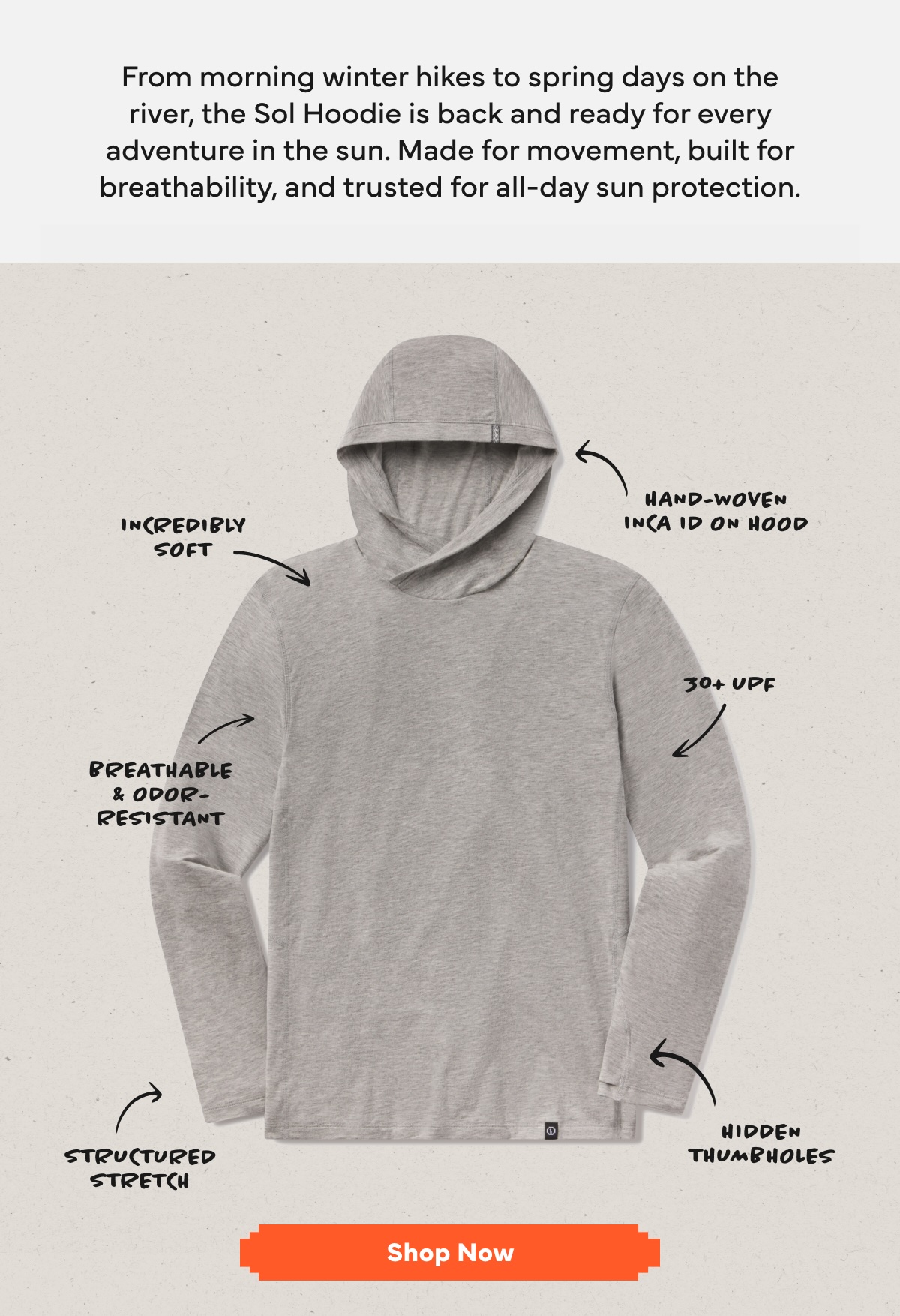 Made for movement, built for breathability.