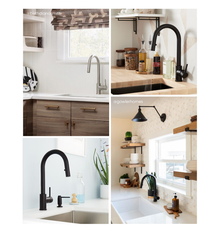 Collage of Ravenel Kitchen Faucet